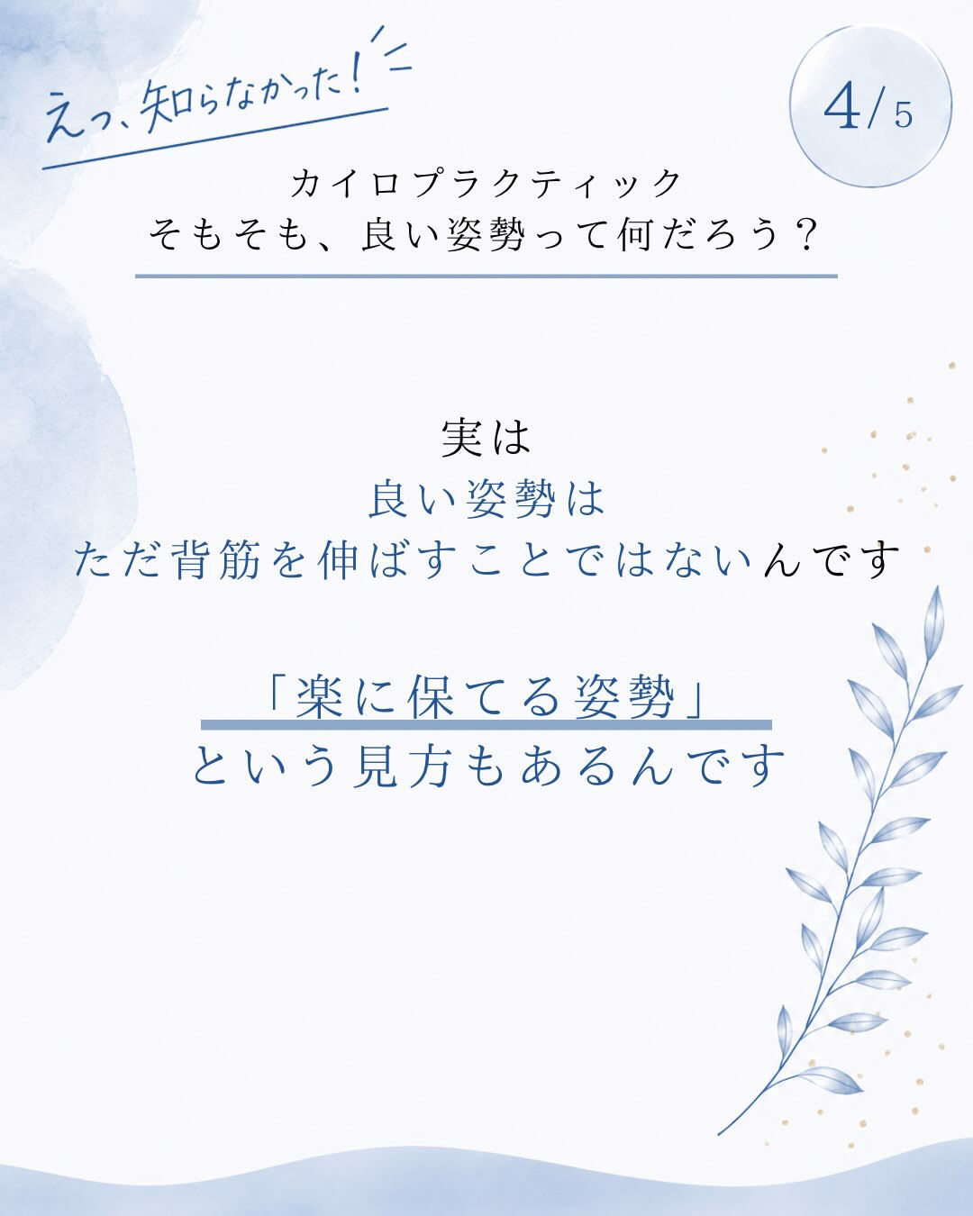 【カイロプラクティック】【埼玉県川口市】