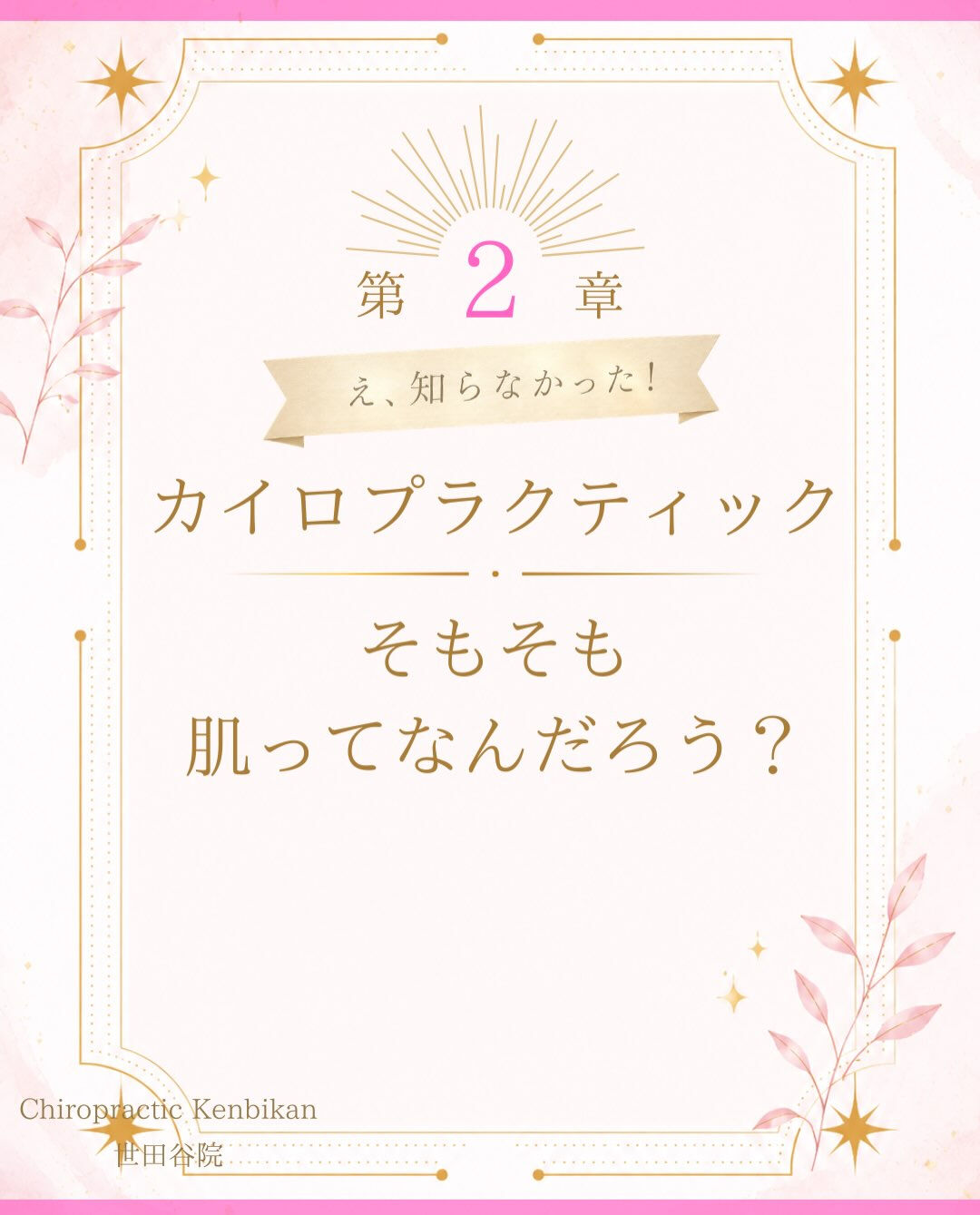 【カイロプラクティック】【埼玉県川口市】