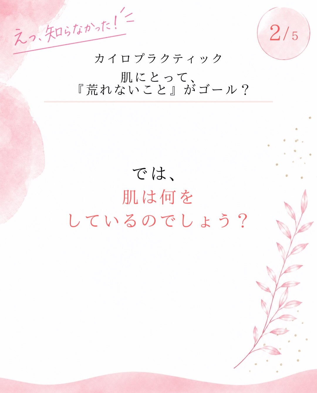 【カイロプラクティック】【埼玉県川口市】