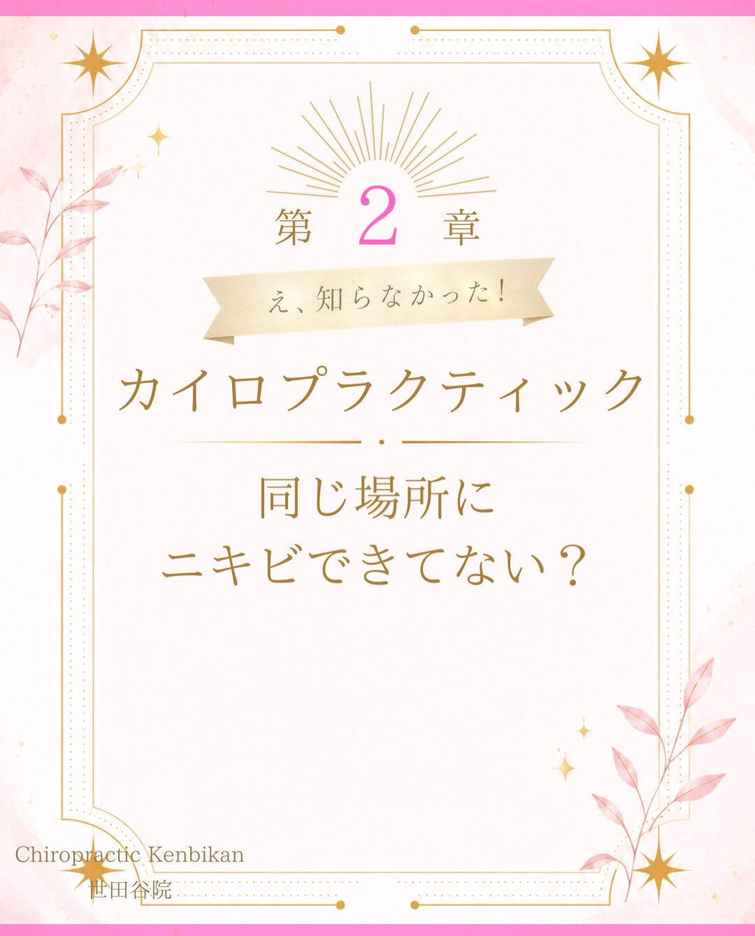 【カイロプラクティック】【埼玉県川口市】