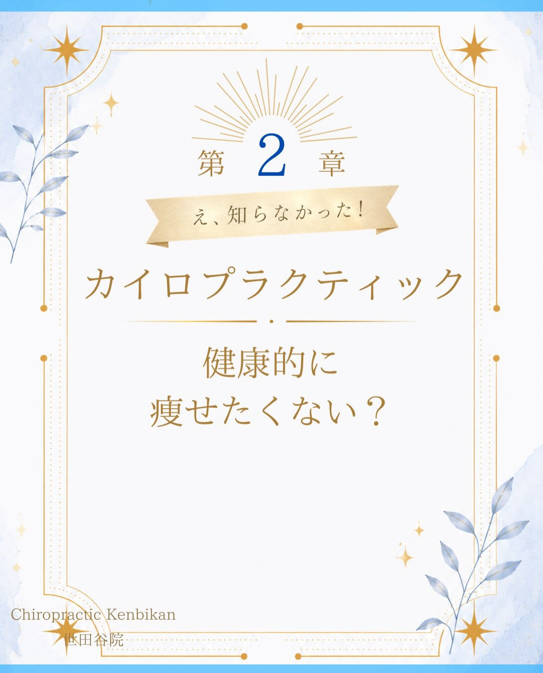 【カイロプラクティック】【埼玉県川口市】