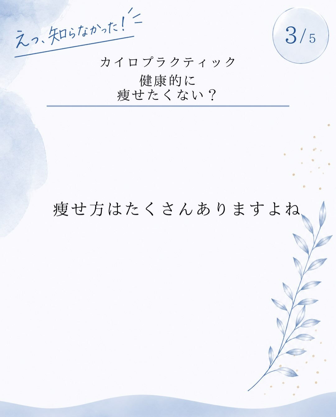【カイロプラクティック】【埼玉県川口市】
