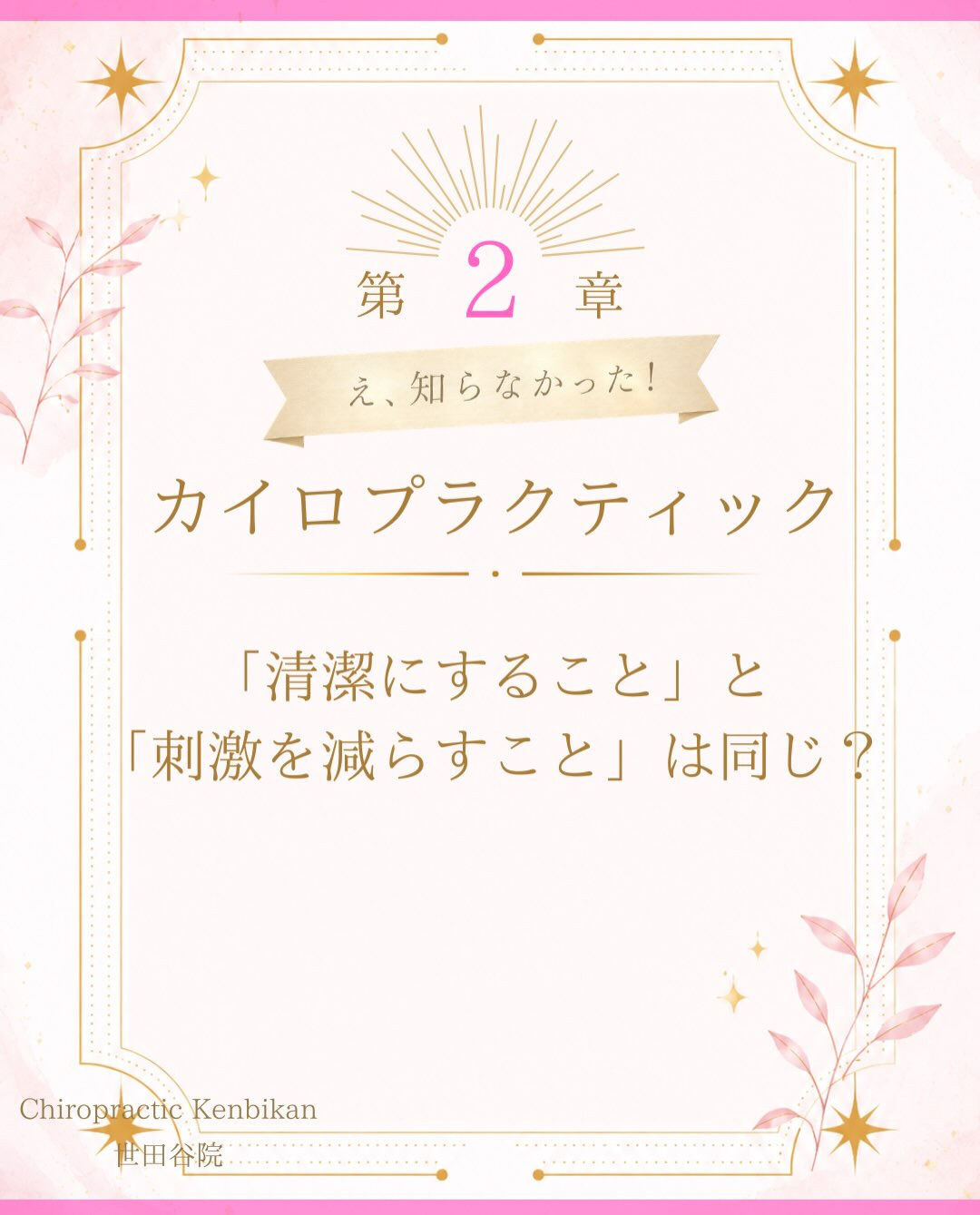 【カイロプラクティック】【埼玉県川口市】