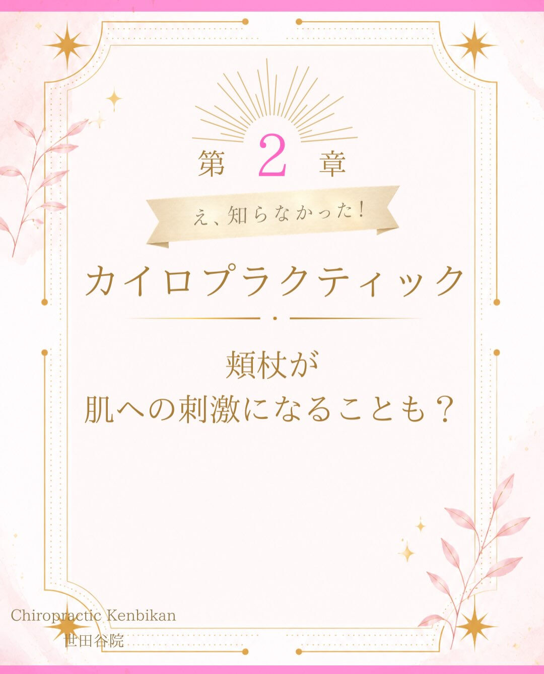 【カイロプラクティック】【埼玉県川口市】