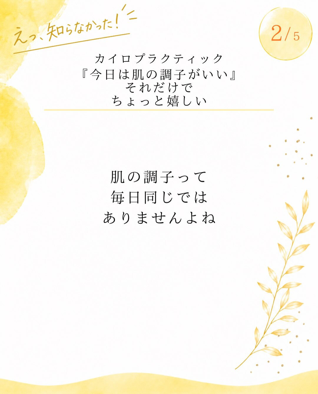 【カイロプラクティック】【埼玉県川口市】