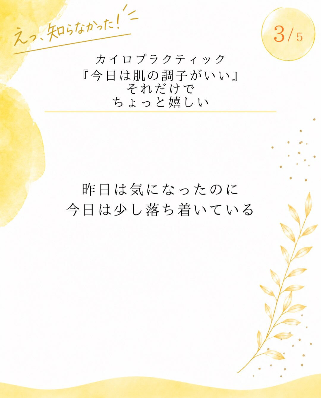 【カイロプラクティック】【埼玉県川口市】