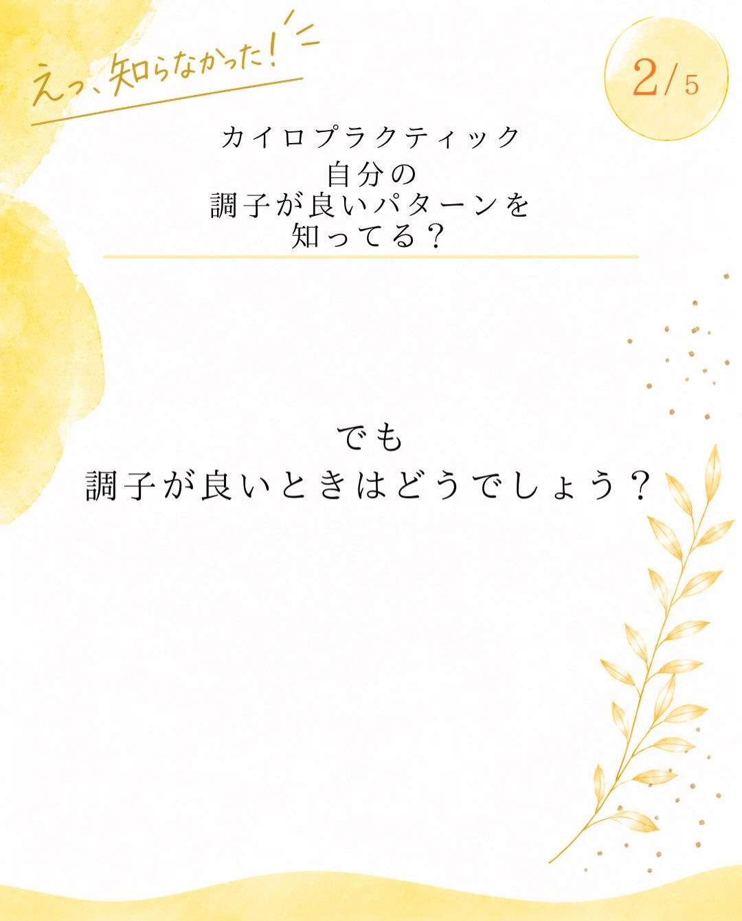 【カイロプラクティック】【埼玉県川口市】