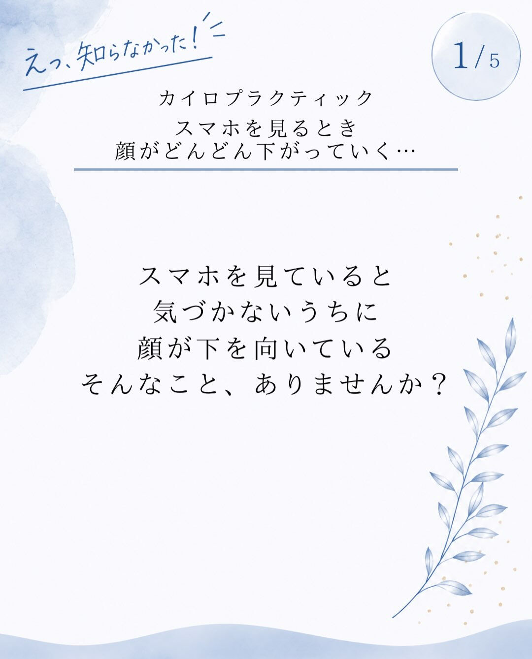 【カイロプラクティック】【埼玉県川口市】