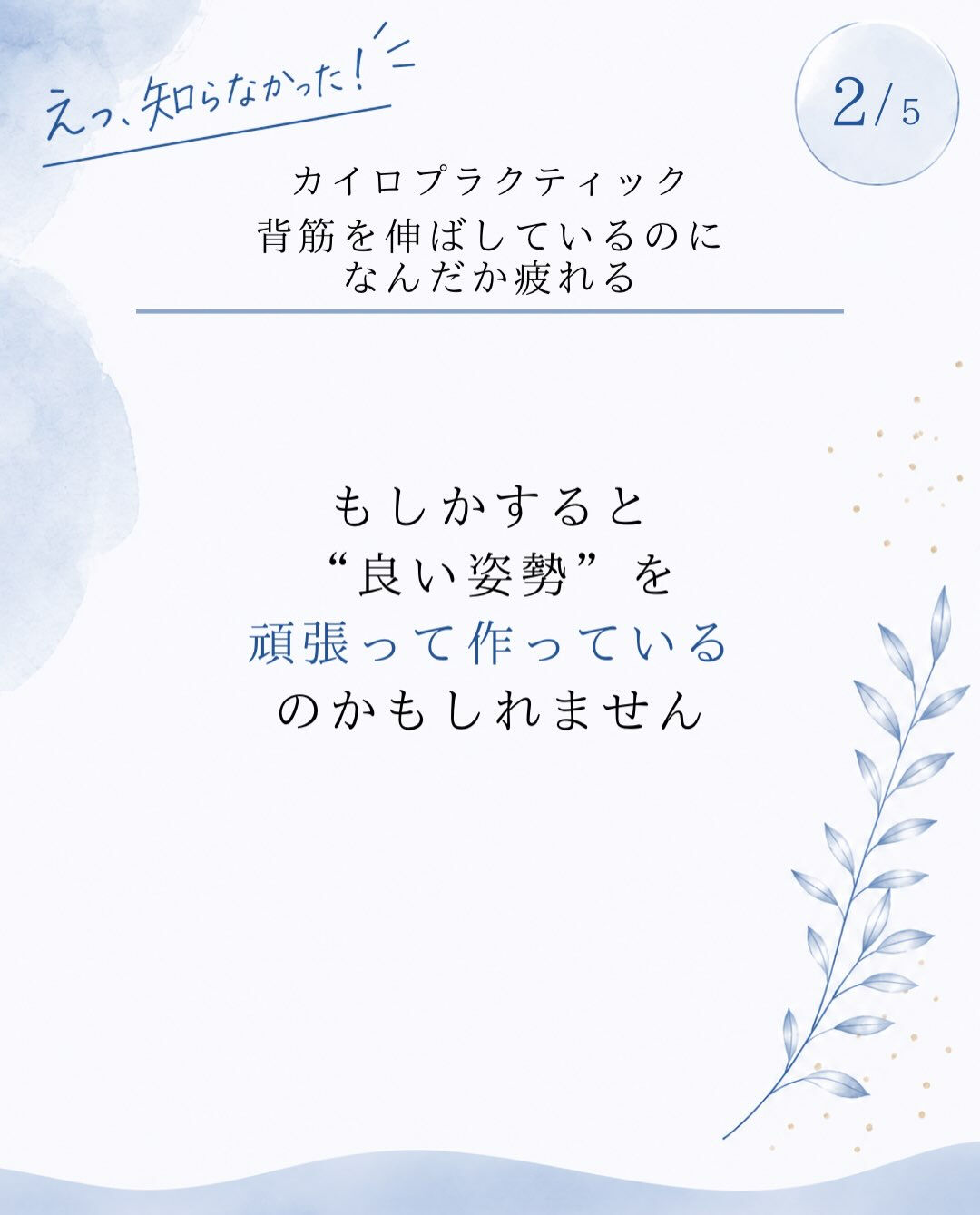 【カイロプラクティック】【埼玉県川口市】