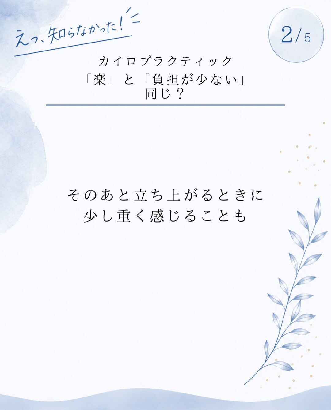 【カイロプラクティック】【埼玉県川口市】