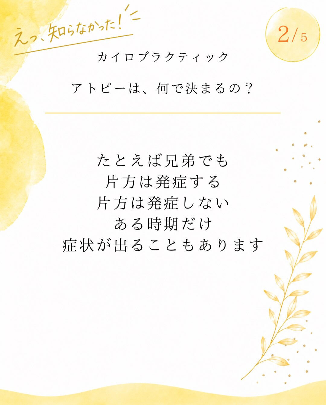 【カイロプラクティック】【埼玉県川口市】