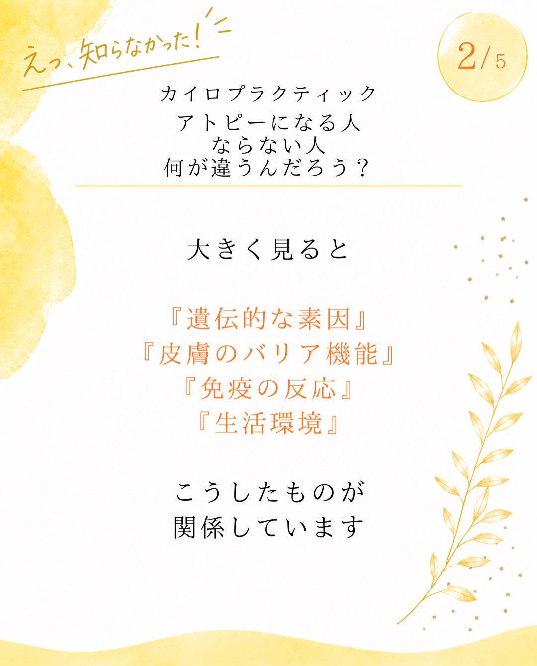 【カイロプラクティック】【埼玉県川口市】